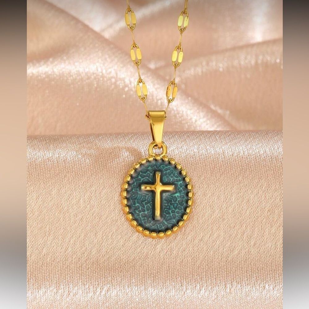 Boho Cross Necklace N1677